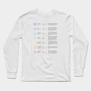 The Seven Chakras Long Sleeve T-Shirt